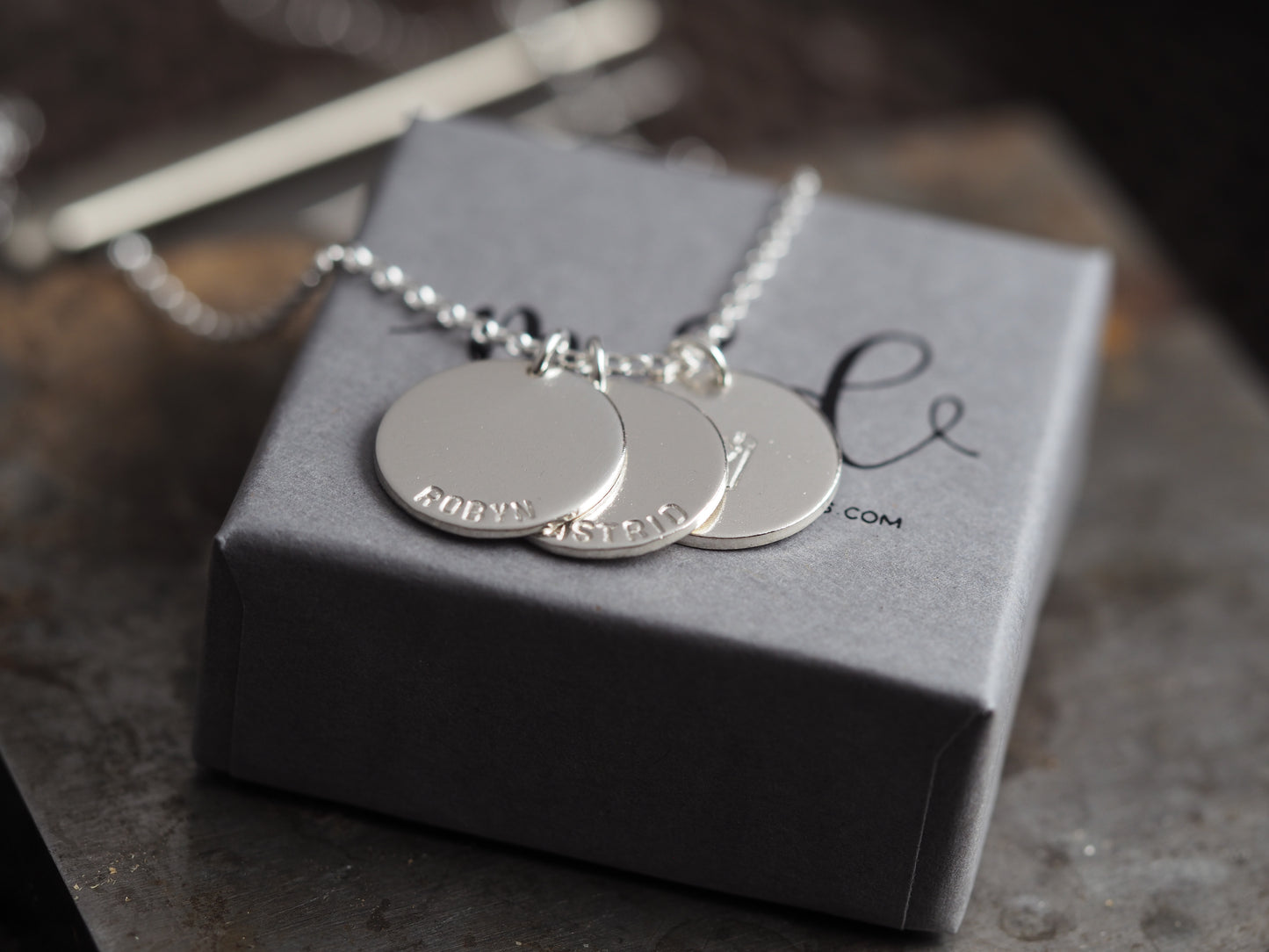 Design your own midi disc necklace
