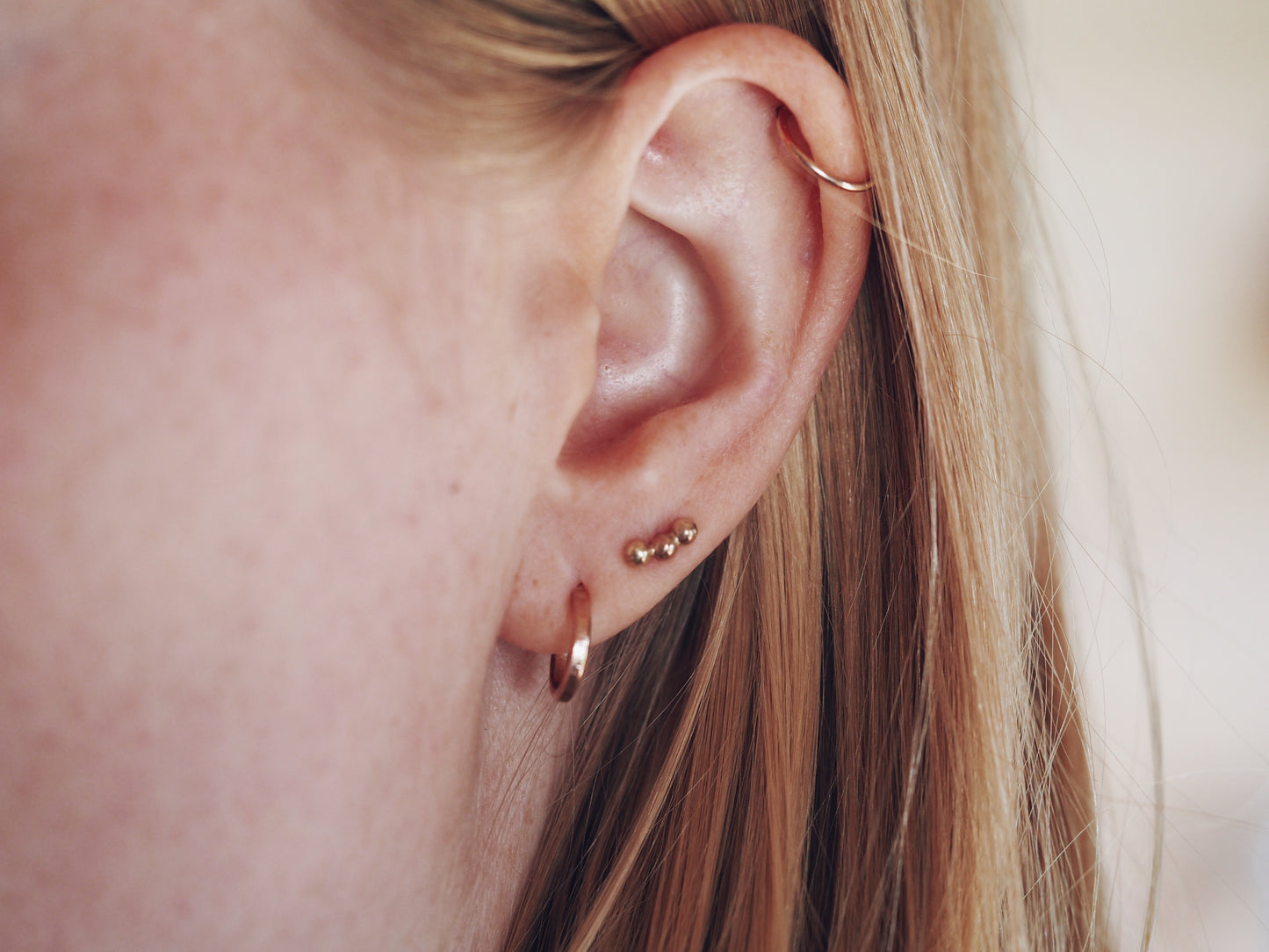 Boucles d'oreilles mini creeper en argent sterling