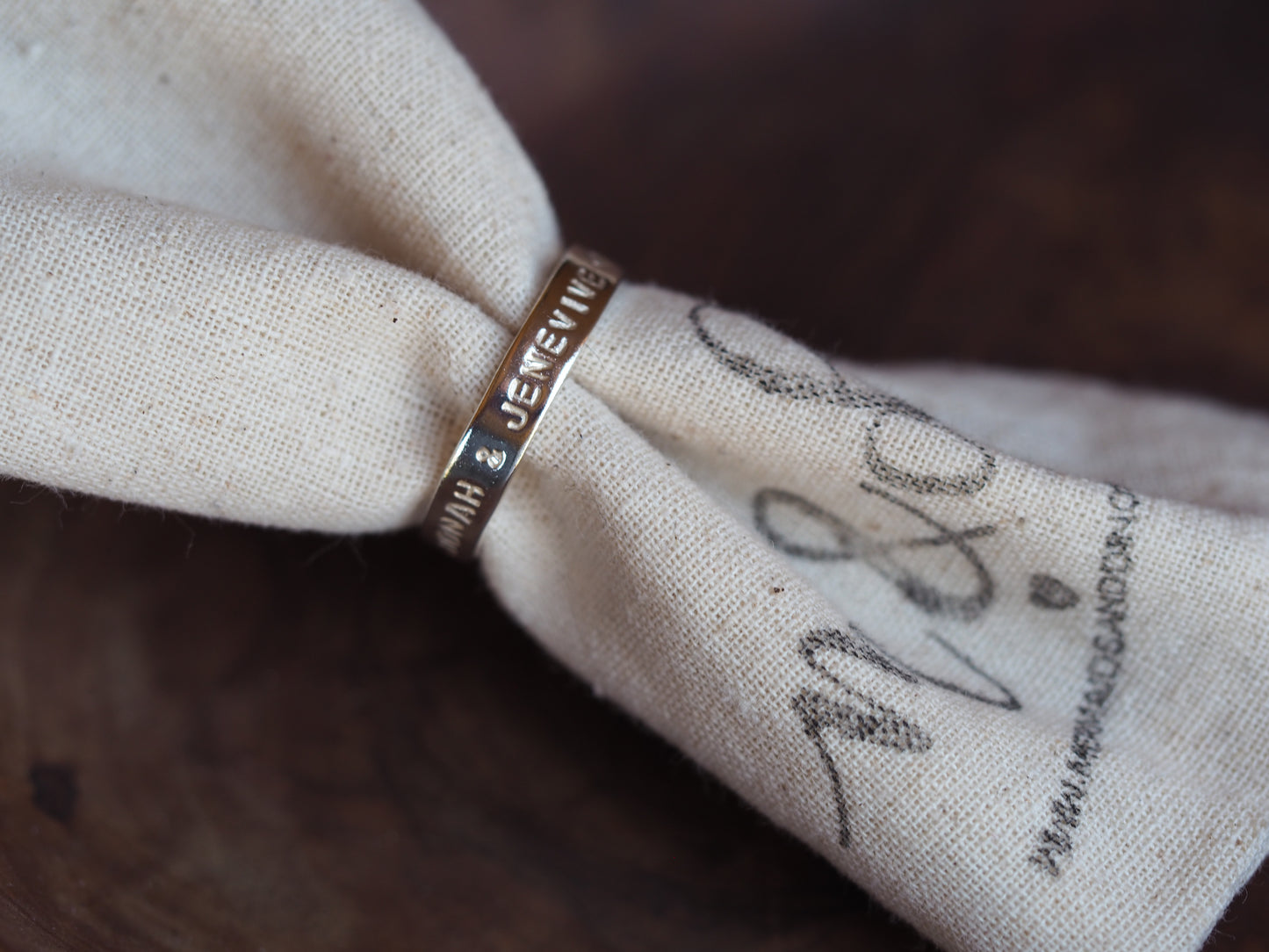 Grosse bague personnalisée en argent sterling