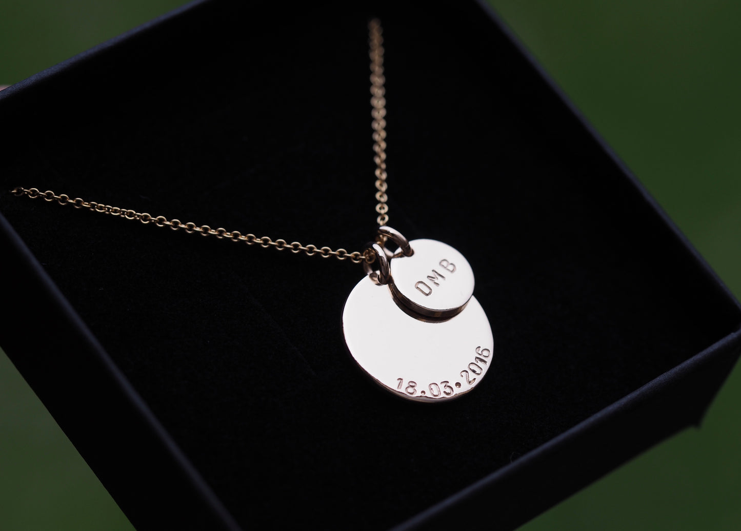 Design your own midi and mini disc combination necklace
