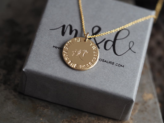 Design your own midi disc necklace