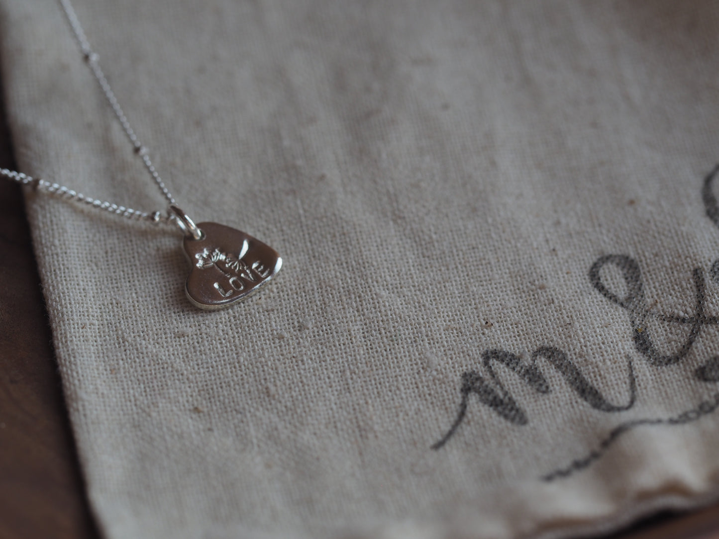 Design your own mini heart necklace