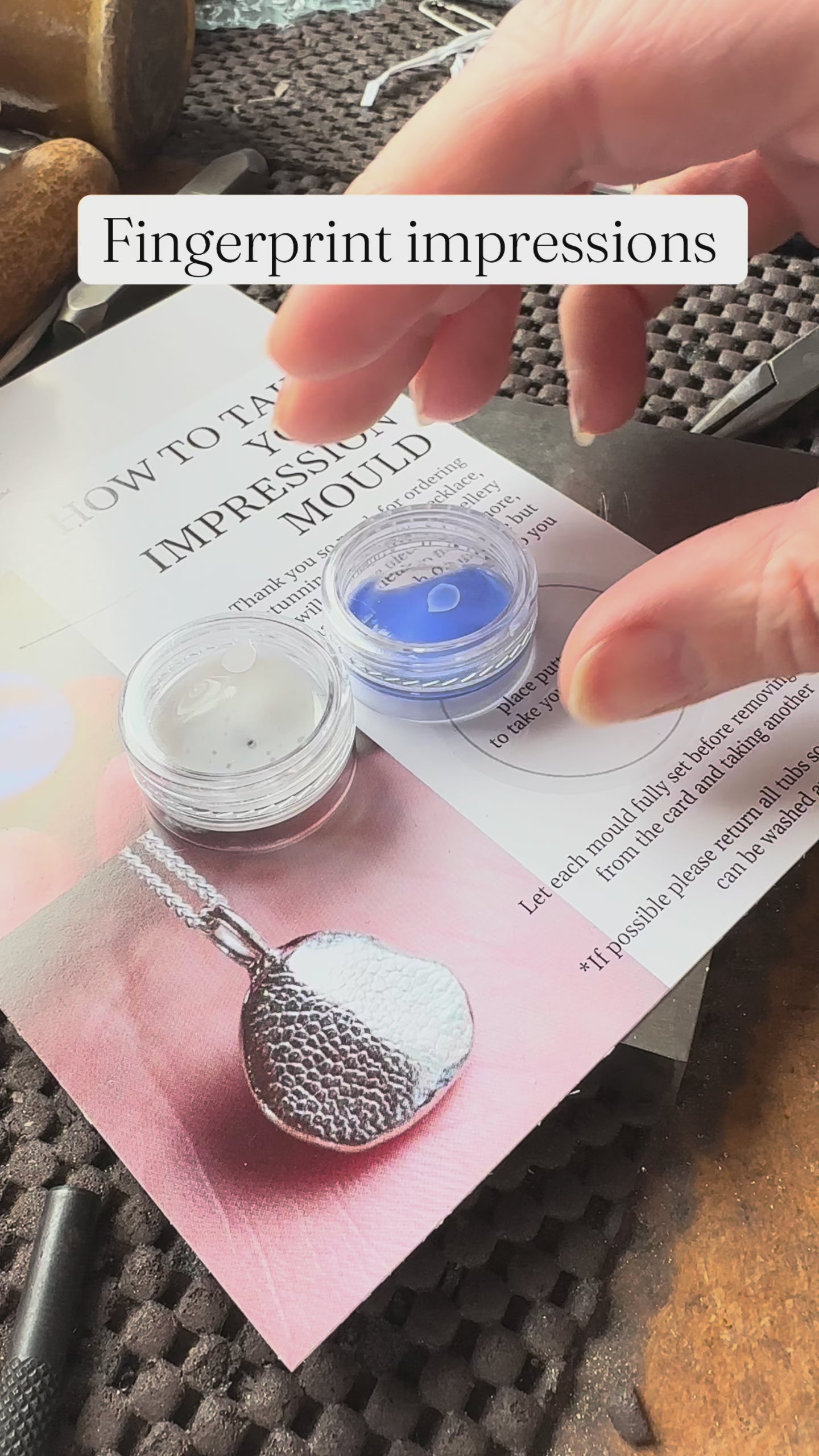 video showing how to take a fingerprint impression